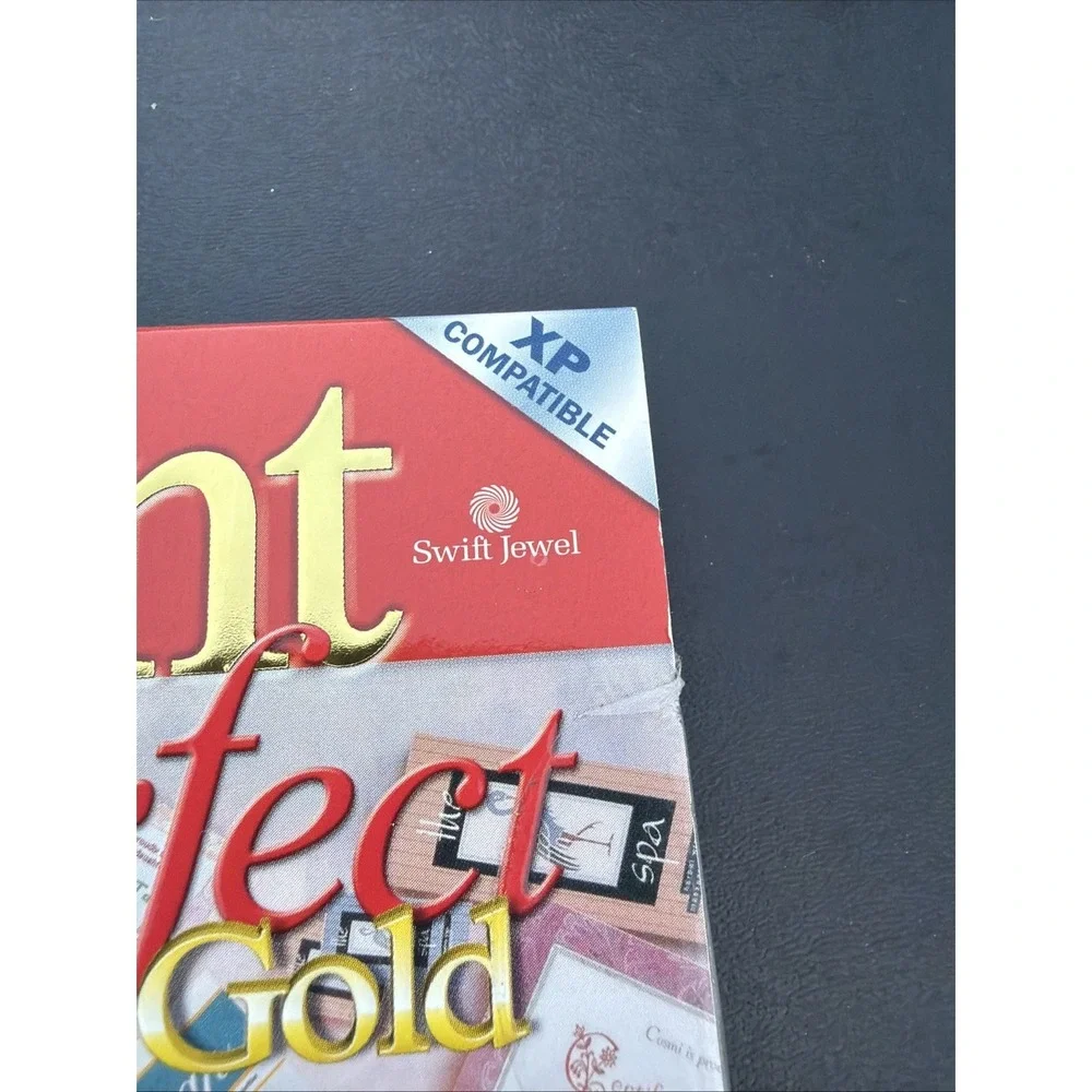 Print Perfect Gold PC CD ROM XP Compatible Brand New Sealed VTG CDRS662 Win 98